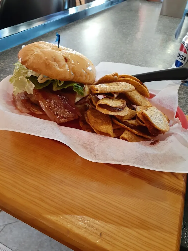 Deluxe Grilled Chicken Sandwich and Mini Tacos